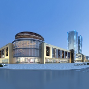 现代 商业楼 购物中心