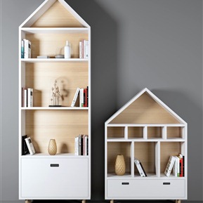 北欧 书柜 儿童书柜