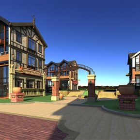 欧式 独栋别墅 别墅