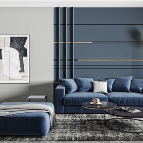 现代 沙发茶几组合 双人沙发