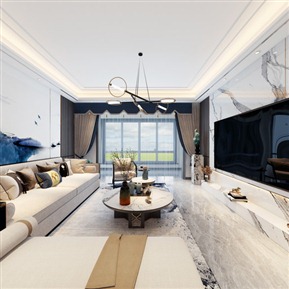 新中式 客餐厅 客厅