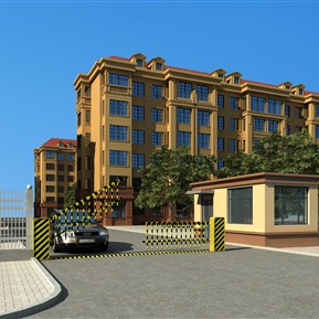 欧式 大门 住宅小区入口