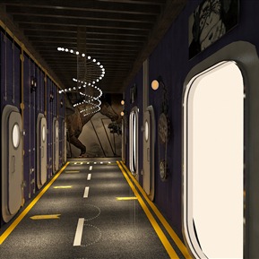 工业LOFT 过道 集装箱过道