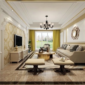美式 客厅