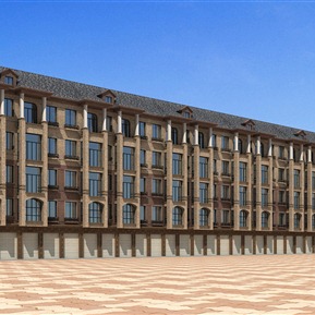 欧式 住宅区 住宅楼