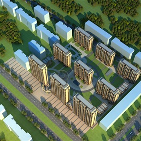 现代 鸟瞰图 住宅鸟瞰