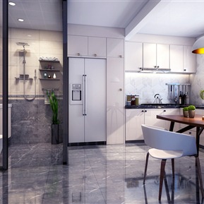 现代 厨房 厨房卫生间餐厅