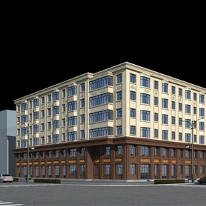 欧式 住宅区 沿街住宅