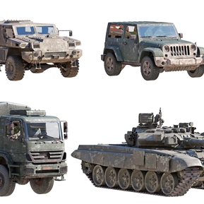 现代 坦克 军车坦克