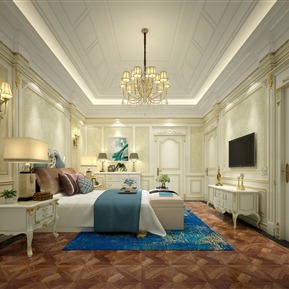 美式 卧室 主卧