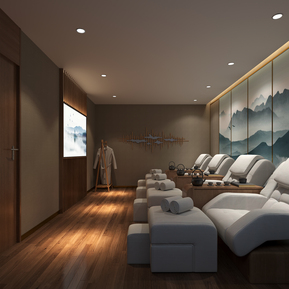 新中式 足浴房 足疗包间