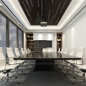 现代 会议室 会议桌椅