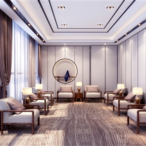 新中式 接待室 酒店贵宾接待区