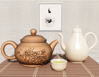 新中式书房茶壶