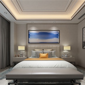 现代 卧室 简约卧室