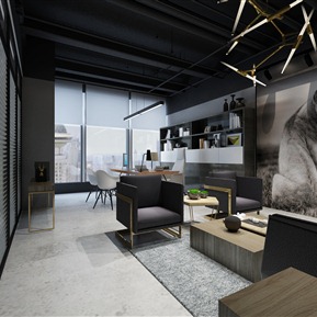 工业LOFT 公共办公区 办公