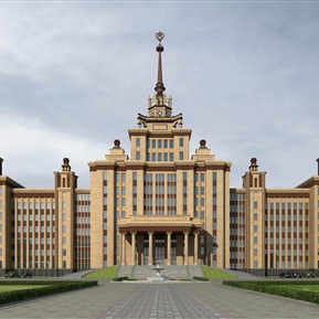 欧式 办公楼 俄式古典办公楼