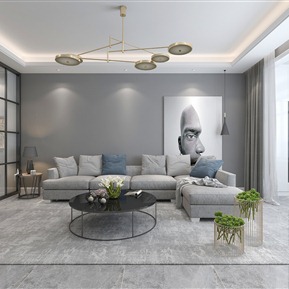 现代 客餐厅 家装