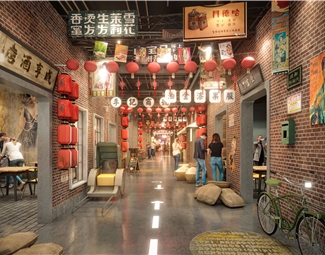 工业LOFT  美食街 小吃街 餐饮店