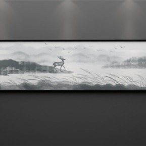 现代 风景画 装饰画