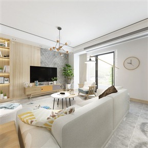 北欧 客餐厅 全景