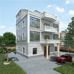 欧式 独栋别墅 别墅外观