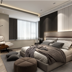 现代 卧室 简约卧室