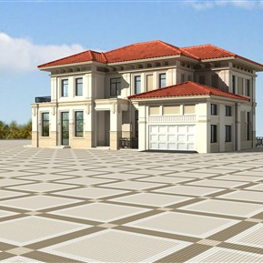 欧式 独栋别墅 私家高档别墅