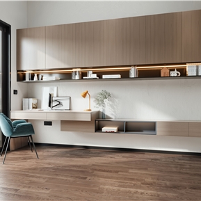 现代 书房 走廊阳台