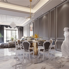 轻奢 客餐厅