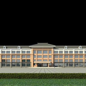 欧式 办公楼 办公楼教学楼