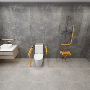 现代 卫生间 卫生间扶手展厅