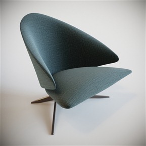 现代 休闲椅 单人沙发