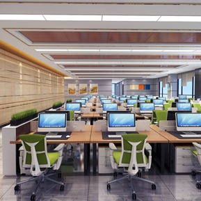 现代 公共办公区 办公区