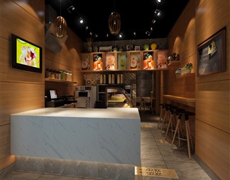 现代甜饼蛋糕店