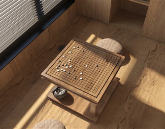 现代 围棋桌 棋盘