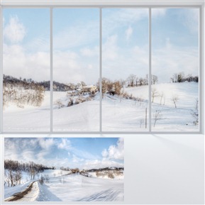 自然雪白色白天外景 風(fēng)景 VR