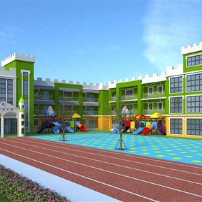 现代 幼儿园建筑 幼儿园