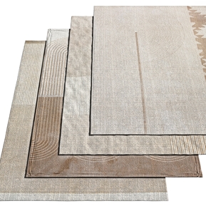 现代 方形地毯 布艺绒毛地毯