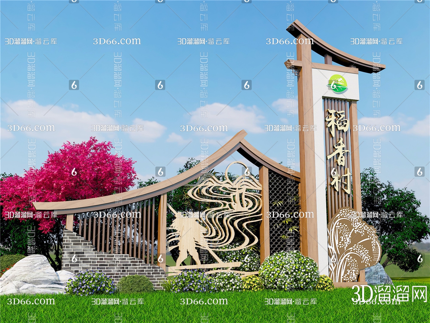 【标识牌3D模型下载】-标识牌3D模型素材下载_3D溜溜网-花瓣网