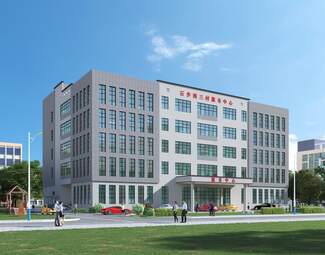 现代多层办公楼建筑