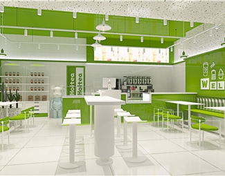 现代 奶茶店 奶茶店沙冰店