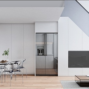 现代 公寓 公寓客厅