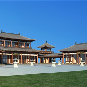 中式 古建 接待中心