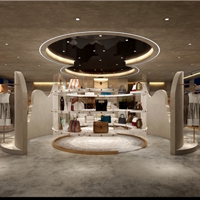 侘寂 服装店 极简衣服包包店