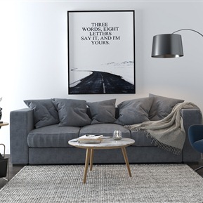 北欧 沙发茶几组合