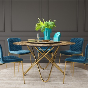 后现代 餐桌椅组合