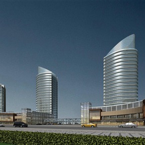 现代 商业楼 商业规划