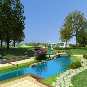 现代 公园 景观