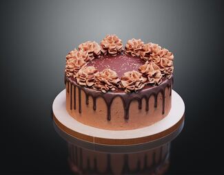 现代巧克力蛋糕